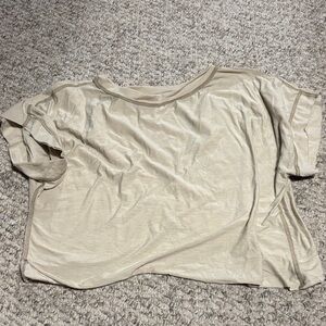 FP Movement by Free People Beige Crop Top